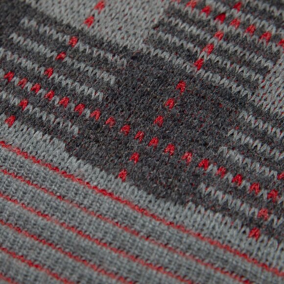 EMEK (Russia) 70s, District Tartan, Jacquard, Wool Rib Stitch - Picture 6 of 7